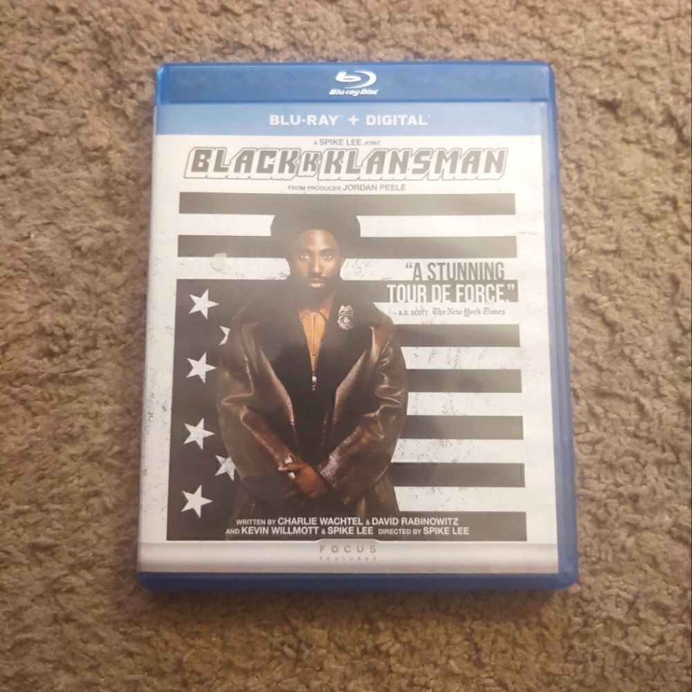 Spike Lee BlacKKKlansman Blu-ray PRE-OWNED